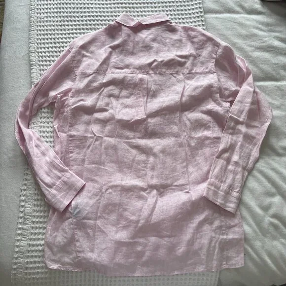 NWOT J.Mclaughlin Fallon Linen Popover Shirt - Picture 6 of 10